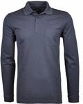 RAGMAN Herren Softknit-Poloshirt Fishnet, Langarm