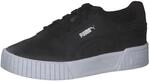 PUMA Carina 2.0 Ps M&auml;dchen Sneaker, Puma Schwarz Puma Schwarz Puma Silber, 28...