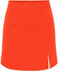PIECES Damen Pcthelma Hw Skirt Noos Minirock, Tangerine Tango, XS EU