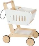 small foot Einkaufswagen "fresh" aus Holz, Zubeh&ouml;r f&uuml;r den Kaufladen und