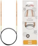 KnitPro Basix Birch Rundstricknadel, 100 cm L&auml;nge x 3.50 mm St&auml;rken