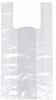 PAPSTAR Hemdchen-Tragetaschen, HDPE-Folie, Weiss, 28 x 55 x 4 cm