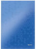 Leitz 46281036 Notizbuch WOW, A5, kariert, blau metallic