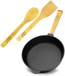 Gusseisenpfanne 28 cm BRIZOLL Universalpfanne Bratpfanne (tief) aus Gusseisen mit