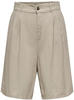 ONLY Damen Onlcaro Hw Wide Linen Bl Shorts Cc Tlr, Oxford Tan, 40
