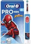 Oral-B Pro Kids 3+ Spiderman Elektrische Zahnb&uuml;rste Kinder, Blau/Rot