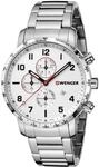 WENGER Herren Armbanduhr Attitude Chronograph &Oslash; 44mm, Swiss Made, Analog Quarz,