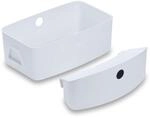 hauck Aufbewahrungsboxen f&uuml;r Hochstuhl - 2er Set (gro&szlig;e und kleine Box) - Wei&szlig; /