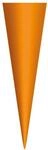 ROTH Schult&uuml;ten-Rohling klein zum Basteln orange - 35 cm rund - ohne Verschluss