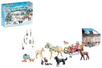 PLAYMOBIL | Nachhaltiger Pferde Adventskalender f&uuml;r Kinder | Weihnachtliche