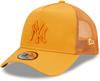 New Era New York Yankees MLB Tonal Mesh Sand A-Frame Adjustable Trucker Cap -