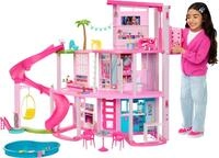 Barbie Traumvilla, 3-st&ouml;ckiges Barbie-Haus mit 10 Spielbereichen inklusive Pool,