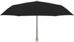 Doppler nature mini - Simply Black - nachhaltiger Regenschirm - Hand&ouml;ffner - 270