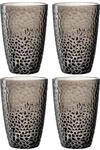 LEONARDO HOME Matera Gl&auml;ser Set 4-teilig - Becher aus hochwertigem Glas in