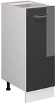 Vicco Apothekerschrank R-Line, Anthrazit Hochglanz, 30 cm | 1 Auszug &middot; Ohne