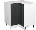 Vicco Eckunterschrank R-Line, Anthrazit Landhaus, 75.6 cm