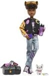 Monster High-Puppe, Clawd Wolf-Puppe mit Gargoyle-Bulldogge als Haustier und