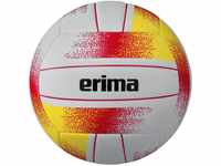 Erima Unisex – Erwachsene Allround Volleyball 2.0, weiß/rot/gelb, 5