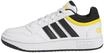 Adidas Unisex Kinder Hoops Shoes, Cloud White/Core Black/Bold Gold, 37 1/3 EU