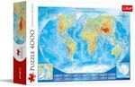 Trefl - Puzzle 4000 Teile, Gro&szlig;e physikalische Weltkarte, die ganze Welt