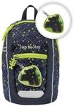 Step by Step Rucksack-Set KIGA MINI &bdquo;Little Wild Cat Chiko, gr&uuml;n-schwarz,