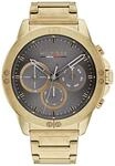 Tommy Hilfiger Multi Zifferblatt Quarz Uhr f&uuml;r Herren mit Gelbgoldfarbenes