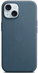 Apple iPhone 15 Feingewebe Case mit MagSafe &ndash; Pazifikblau...