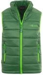 Trollkids Kids Trondheim Vest 128, dark green
