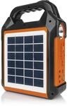 EASYmaxx Solar-Generator Kit 10000mAh | 2 Auflademodi: Solarpanel oder USB | Zum