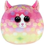 Ty Beanie Boos-Squish a Boo Pink Kat Sonny - 10inch