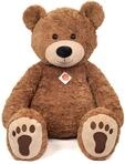 Teddy Hermann 91321 Teddy braun mit Tatzen 75 cm, Kuscheltier | Naturgetreu