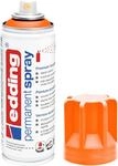 edding 5200 Permanent Spray - neonorange matt - 200 ml - Acryllack zum Lackieren und