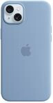 Apple iPhone 15 Plus Silikon Case mit MagSafe &ndash; Winterblau...
