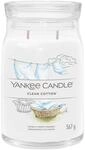 Yankee Candle Signature Duftkerze | gro&szlig;e Kerze mit langer Brenndauer &bdquo;Clean