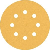 Bosch 5x EXPERT C470 Schleifblatt mit 8 L&ouml;chern (f&uuml;r Farbe auf Holz, Hartholz, &Oslash;