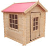 Timbela M570R-1 Kinderspielhaus aus Holz- Spielhaus im Freien für Kinder -