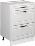 Vicco K&uuml;chenunterschrank R-Line, Wei&szlig; Landhaus, 60 cm