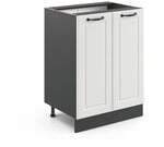 Vicco K&uuml;chenunterschrank R-Line, Wei&szlig; Landhaus, 60 cm | MDF-Front &middot; Ohne