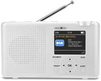 Reflexion TRA23DAB/WH, Tragbares UKW Radio mit DAB/DAB+ (16 Watt)...