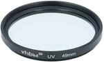 vhbw Universal UV Filter f&uuml;r Kamera Objektive mit 49mm Filtergewinde | UV