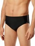 Schiesser Herren zwembroek Slip Comfort Badehose, Schwarz, L EU