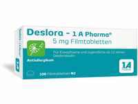 Deslora - 1 A Pharma, 5 mg Filmtabletten mit Desloratadin (100 Stck.): Das...