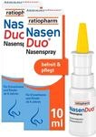 NasenDuo&reg; Nasenspray von ratiopharm, Sparset 2 x 10 ml Nasenspray | Stark zum