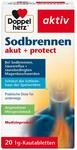Doppelherz Sodbrennen akut + protect - angenehmer Minzgeschmack | Medizinprodukt bei