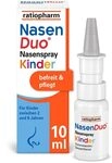 NasenDuo Nasenspray Kinder von ratiopharm. Stark zum Schnupfen, sanft zur Kindernase.