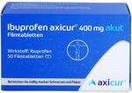 Ibuprofen axicur 400 mg akut Filmtabletten, bei Schmerzen und Fieber,