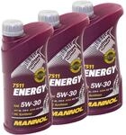 Motor&ouml;l MANNOL 5W-30 Energy API SN/CH-4 3 X 1 Liter