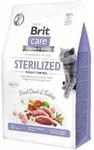 Brit Care, Trockenfutter f&uuml;r Katzen Sterilized Weight Control 400 g