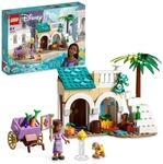 LEGO 43223 Disney Wish Asha in der Stadt Rosas, Wish-Film-Set mit Marktplatz,