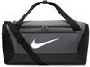 Nike Brasilia Sporttasche fürs Training (klein, 41 l) - Grau
